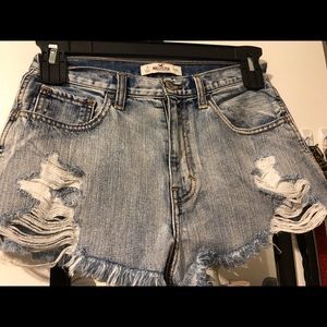 Size 3 Hollister blue jean shorts